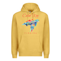 Antique Gold Cedar Key Florida Watercolor Sea Turtle Sweatshirt Premium Hoodie - InspiraDesign
