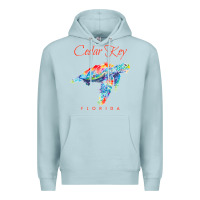 Blue Mist Cedar Key Florida Watercolor Sea Turtle Sweatshirt Premium Hoodie - InspiraDesign