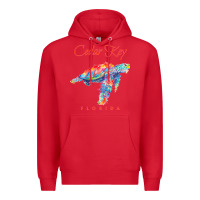 Red Cedar Key Florida Watercolor Sea Turtle Sweatshirt Premium Hoodie - InspiraDesign