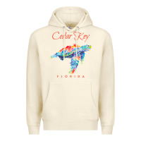 Sandshell Cedar Key Florida Watercolor Sea Turtle Sweatshirt Premium Hoodie - InspiraDesign