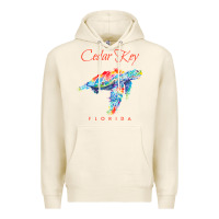 Tofu Cedar Key Florida Watercolor Sea Turtle Sweatshirt Premium Hoodie - InspiraDesign