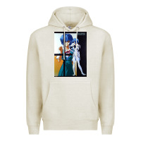 Oatmeal Heather Neon Genesis Evangelion Rei Ayanami Premium Hoodie - InspiraDesign