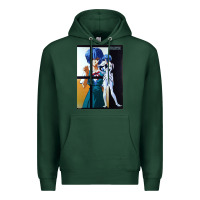 Sports Green Neon Genesis Evangelion Rei Ayanami Premium Hoodie - InspiraDesign