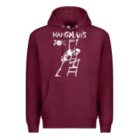 Burgundy Hangmans Joke Premium Hoodie - InspiraDesign