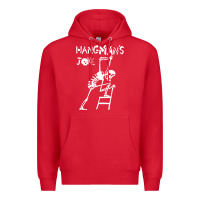 Red Hangmans Joke Premium Hoodie - InspiraDesign