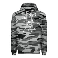 Slate Camo Hangmans Joke Premium Hoodie - InspiraDesign