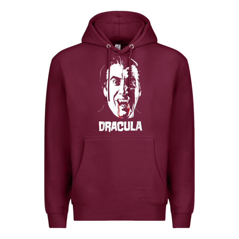 Dracula Vampire Classic Horror Flick White T Shirt Premium Hoodie by InspiraDesign | Teevron