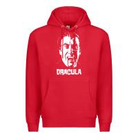Red dracula vampire classic horror flick white t shirt Premium Hoodie - InspiraDesign