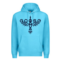 Ocean Blue goose music Premium Hoodie - InspiraDesign