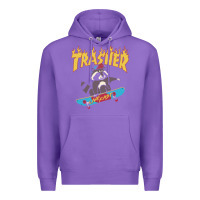 Purple trasher Premium Hoodie - InspiraDesign