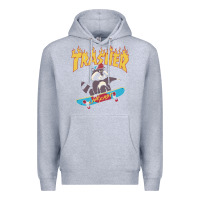 Heather Grey trasher Premium Hoodie - InspiraDesign