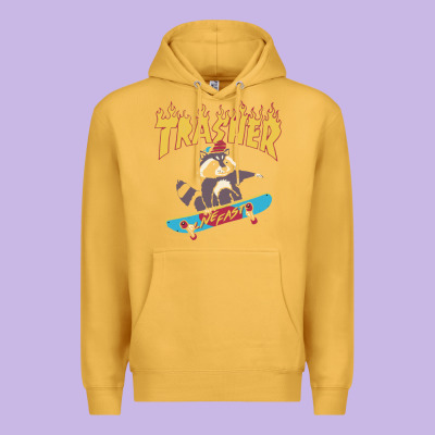 Trasher Premium Hoodie Designed By Inspiradesign