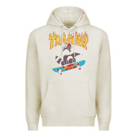 Oatmeal Heather trasher Premium Hoodie - InspiraDesign