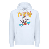 White trasher Premium Hoodie - InspiraDesign