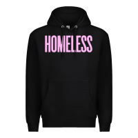 Black homeless Premium Hoodie - InspiraDesign