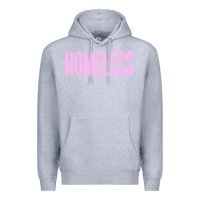 Heather Grey homeless Premium Hoodie - InspiraDesign