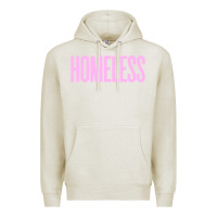 Oatmeal Heather homeless Premium Hoodie - InspiraDesign