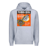 Heather Grey TungSol 6550 Premium Hoodie - InspiraDesign