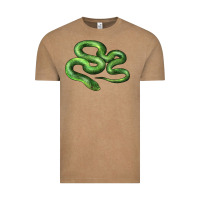 Vintage Coffee boomslang snake Vintage Tee - LillyAllenDesigns