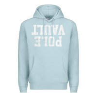 Blue Mist pole vault t shirt upside down funny pole vault jumper shirt Premium Hoodie - InspiraDesign