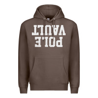 Coffee pole vault t shirt upside down funny pole vault jumper shirt Premium Hoodie - InspiraDesign