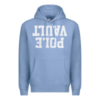 Colony Blue pole vault t shirt upside down funny pole vault jumper shirt Premium Hoodie - InspiraDesign