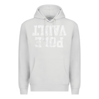 Dove Grey pole vault t shirt upside down funny pole vault jumper shirt Premium Hoodie - InspiraDesign