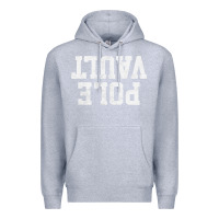 Heather Grey pole vault t shirt upside down funny pole vault jumper shirt Premium Hoodie - InspiraDesign