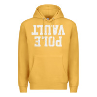 Mustard pole vault t shirt upside down funny pole vault jumper shirt Premium Hoodie - InspiraDesign