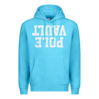 Ocean Blue pole vault t shirt upside down funny pole vault jumper shirt Premium Hoodie - InspiraDesign
