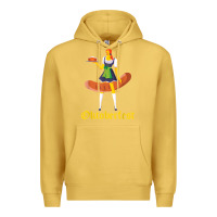 Antique Gold barmaid oktoberfest funny german woman dirndl bratwurst t shirt Premium Hoodie - InspiraDesign