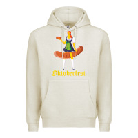 Oatmeal Heather barmaid oktoberfest funny german woman dirndl bratwurst t shirt Premium Hoodie - InspiraDesign