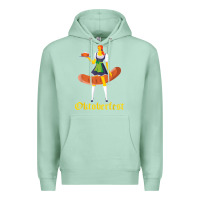 Seafoam barmaid oktoberfest funny german woman dirndl bratwurst t shirt Premium Hoodie - InspiraDesign