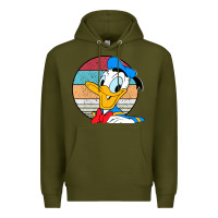Army Green Donald duck funny Premium Hoodie - InspiraDesign