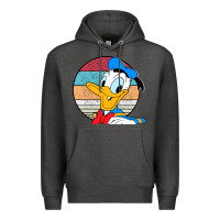 Charcoal Heather Donald duck funny Premium Hoodie - InspiraDesign