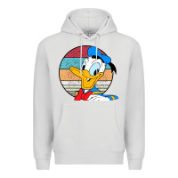 Dove Grey Donald duck funny Premium Hoodie - InspiraDesign