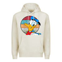 Oatmeal Heather Donald duck funny Premium Hoodie - InspiraDesign