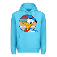 Ocean Blue Donald duck funny Premium Hoodie - InspiraDesign