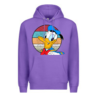 Purple Donald duck funny Premium Hoodie - InspiraDesign