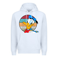 White Donald duck funny Premium Hoodie - InspiraDesign