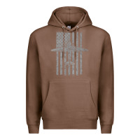 Chestnut C-47 Skytrain Wwii Transport Airplane Vintage Flag Premium Hoodie - InspiraDesign