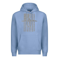 Colony Blue C-47 Skytrain Wwii Transport Airplane Vintage Flag Premium Hoodie - InspiraDesign