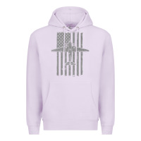 Lilac C-47 Skytrain Wwii Transport Airplane Vintage Flag Premium Hoodie - InspiraDesign
