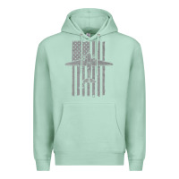 Seafoam C-47 Skytrain Wwii Transport Airplane Vintage Flag Premium Hoodie - InspiraDesign