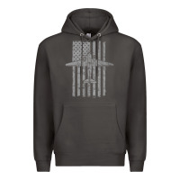 Smoke C-47 Skytrain Wwii Transport Airplane Vintage Flag Premium Hoodie - InspiraDesign