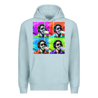 Blue Mist STEVIE WONDER! Premium Hoodie - InspiraDesign