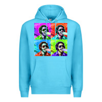 Ocean Blue STEVIE WONDER! Premium Hoodie - InspiraDesign