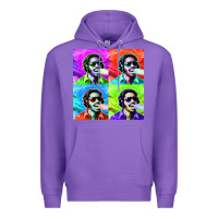 Purple STEVIE WONDER! Premium Hoodie - InspiraDesign