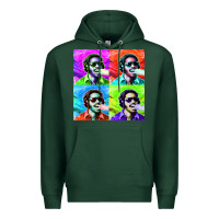 Sports Green STEVIE WONDER! Premium Hoodie - InspiraDesign
