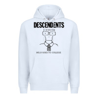 White Milo Goes To College Premium Hoodie - InspiraDesign